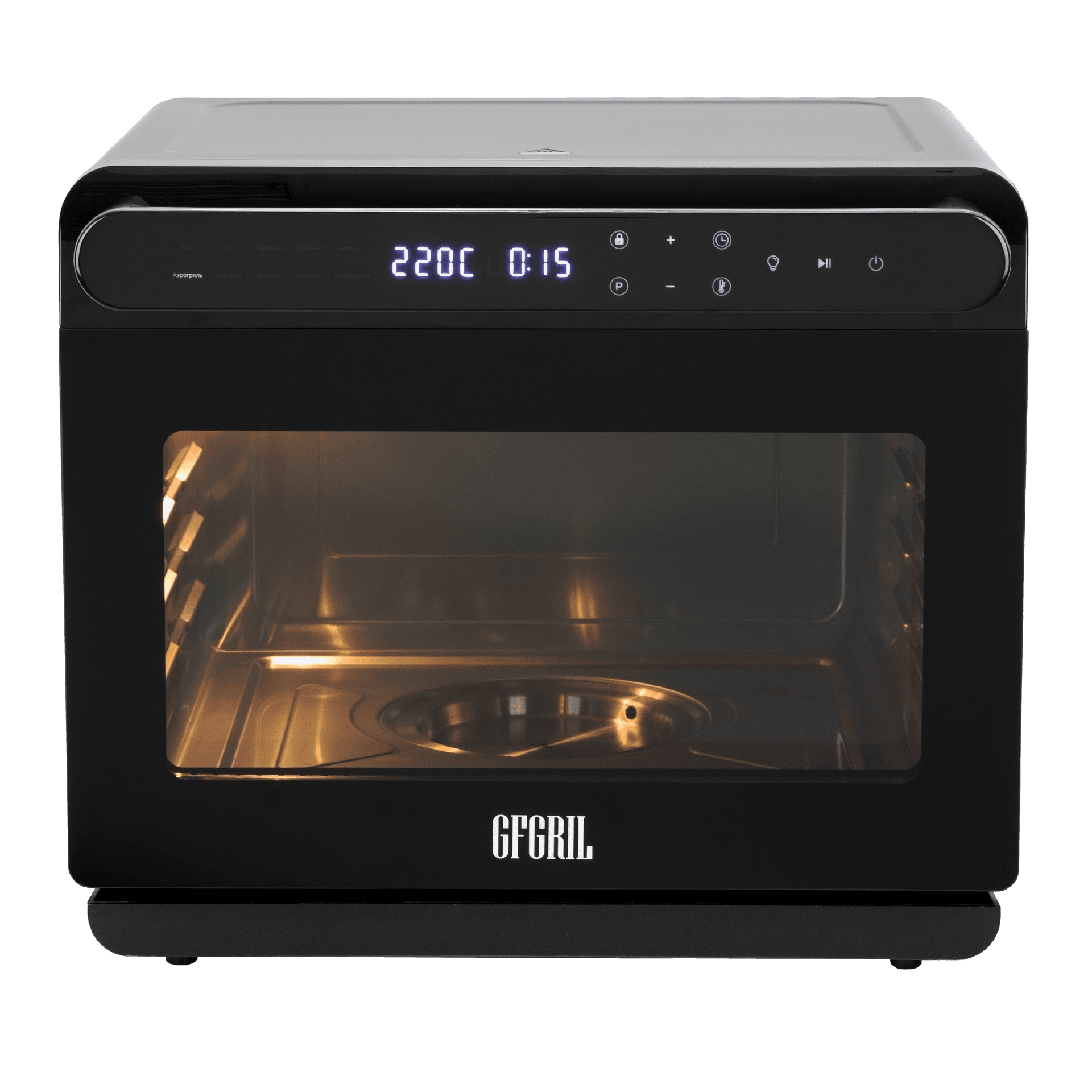Мини-печь аэрогриль GFGRIL GFOO-12-black - изображение 1